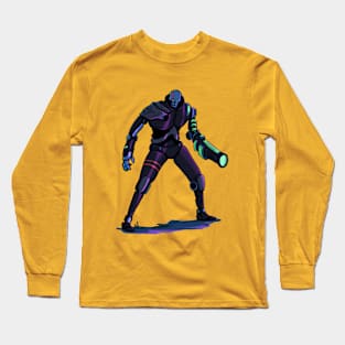 Toxic combat robot Long Sleeve T-Shirt